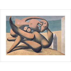 Carte Postale Picasso - Figures au bord de la mer