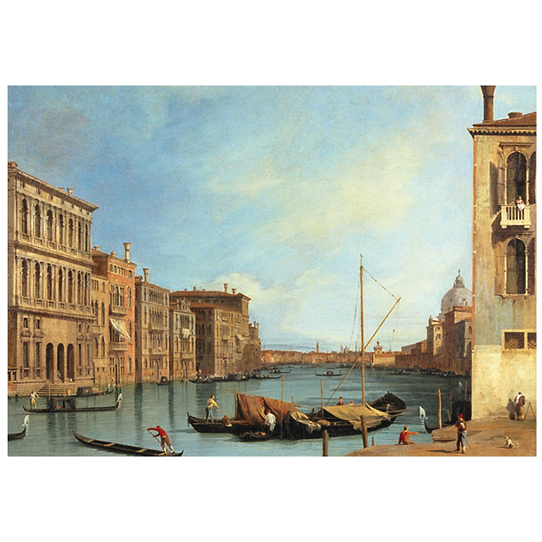 Carte postale "Canaletto - Grand canal"