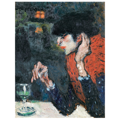 Postacrd "Picasso - Absinthe drinker"