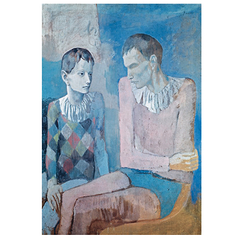 Carte postale "Picasso - Acrobate et jeune arlequin"