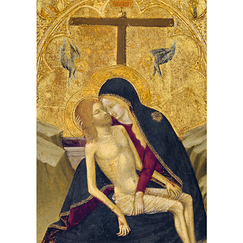 Carte postale "Maître de la Pietà - Pietà"