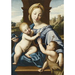 Carte postale "Salvi - La Vierge à l'enfant"