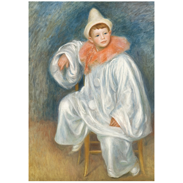 Postcard "Renoir - Jean Renoir as Pierrot"
