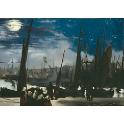 Carte postale "Clair de lune - Manet"