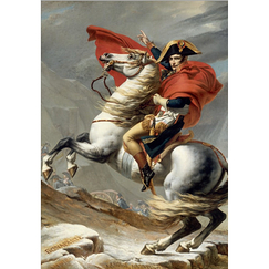 Postcard David - Bonaparte Crossing the Alps 
