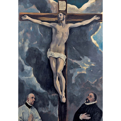 Carte postale Greco - Le Christ en croix