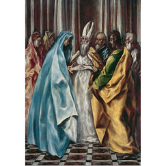 Carte postale Greco - Le Mariage de la Vierge