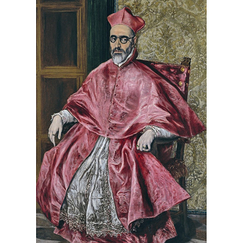 Carte postale Greco - Portrait du cardinal Nino de Guevara