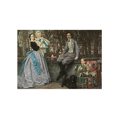 Carte postale Tissot - Marquis de Miramon