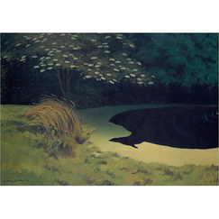 Postcard Vallotton - The Pond
