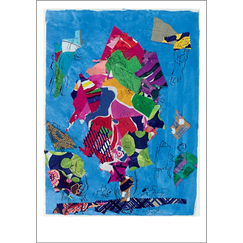 Carte postale Chagall - Etude pour vitrail