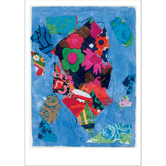 Carte postale Chagall - Etude pour vitrail