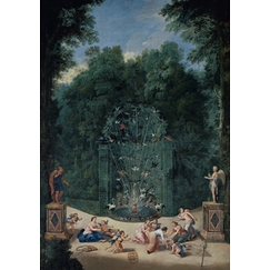 Carte postale Cotelle - L'Entrée du Labyrinthe dans les jardins de Versailles