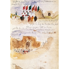 Postcard Delacroix - Album of North Africa and Spain