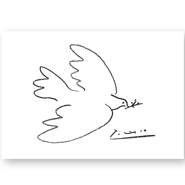 Postcard Picasso - Dove of Peace