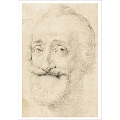 Carte postale "Portrait d'Henri IV âgé"