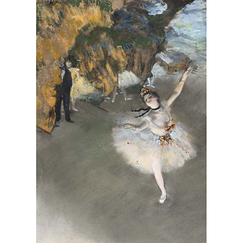 Postcard Degas - The Star (Dancer on Stage)