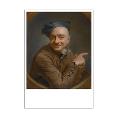 Carte postale "Autoportrait Maurice Quentin de La Tour"
