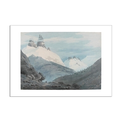 Carte postale "Entre Chamonix et Martigny, l'Aiguille verte"