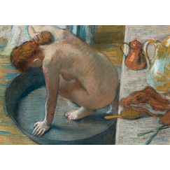 Carte postale Degas - Le Tub