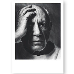 Postcard Portrait of Pablo Picasso