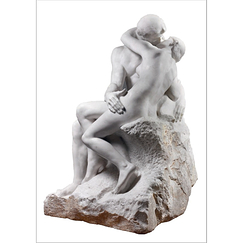 Carte postale Rodin - Le Baiser