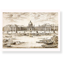 Postcard "Silvestre - View of the College des Quatre-Nations"