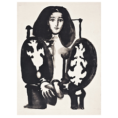Carte postale "Picasso - Femme au fauteuil n°1"