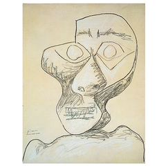 Carte postale "Picasso - Tête"