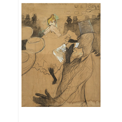 Carte postale Toulouse Lautrec - Moulin Rouge