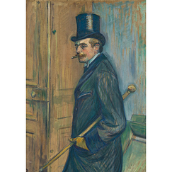 Carte postale Toulouse Lautrec - Portrait de Louis Pascal