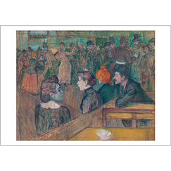 Carte postale Toulouse Lautrec - Bal du Moulin de la Galette