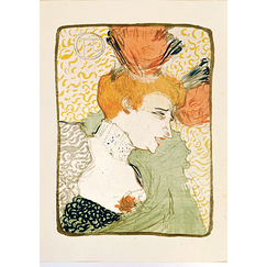 Carte postale Toulouse Lautrec - Mlle Marcelle Lender