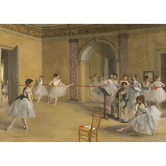 Postcard Degas - The Dance Class