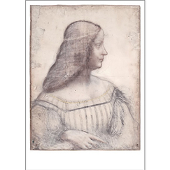 Carte postale Vinci - Portrait d'Isabelle d'Este
