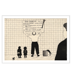 Chauveau Postcard - Clown Babriot