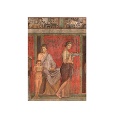 Postcard "Pompeii - Fresco Villa of Mysteries"