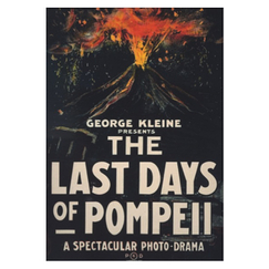 Carte postale "Pompéi - The last days of Pompeii"