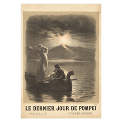 Postcard "Pompeii - Le Dernier Jour de Pompéi"