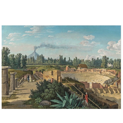 Carte postale "Pompéi - Théâtre antique"
