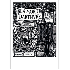 Beardsley Postcard - Le Morte Darthur