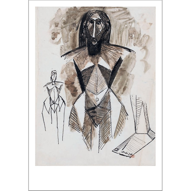 Carte postale Picasso - Nus debout et étude de pied