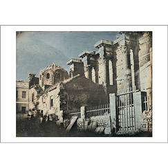 Girault de Prangey Postcard - Stoa of Hadrien