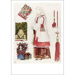 Carte postale Papety - Costume du mont Pentélique