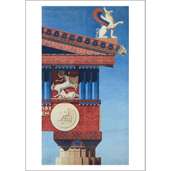 Carte postale Loviot - Ordre restauré du Parthénon