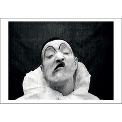 Parnaland Postcard - Big Head of Pierrot, France, around 1900
