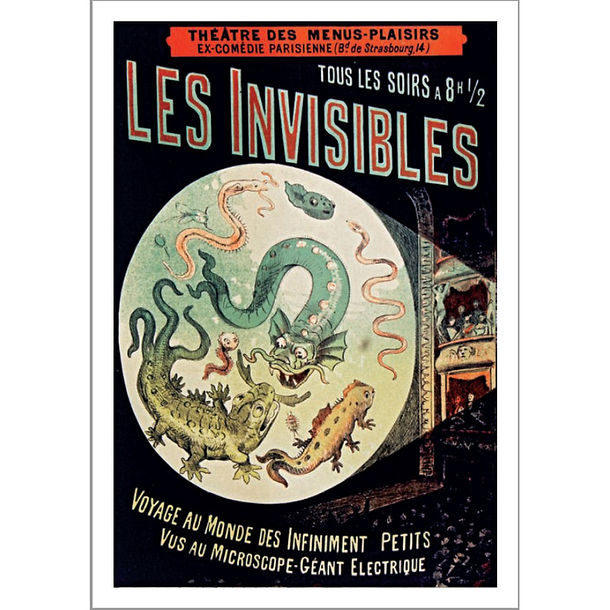 Carte postale - Les Invisibles. Voyage au monde des infiniment petits