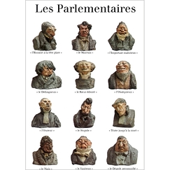 Postcard Daumier - Multiview Cartoons