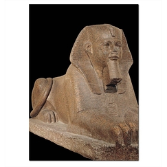 Postcard King Amenemhat II as the Great Sphinx