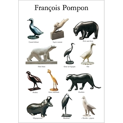 Postcard "François Pompon"
